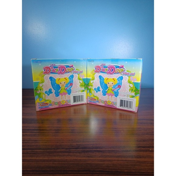 RARE Mini Dizzy Doo Blonde Girl Doll Lot Of 2 Wings Pigtails Butterfly Wand - Picture 4 of 13